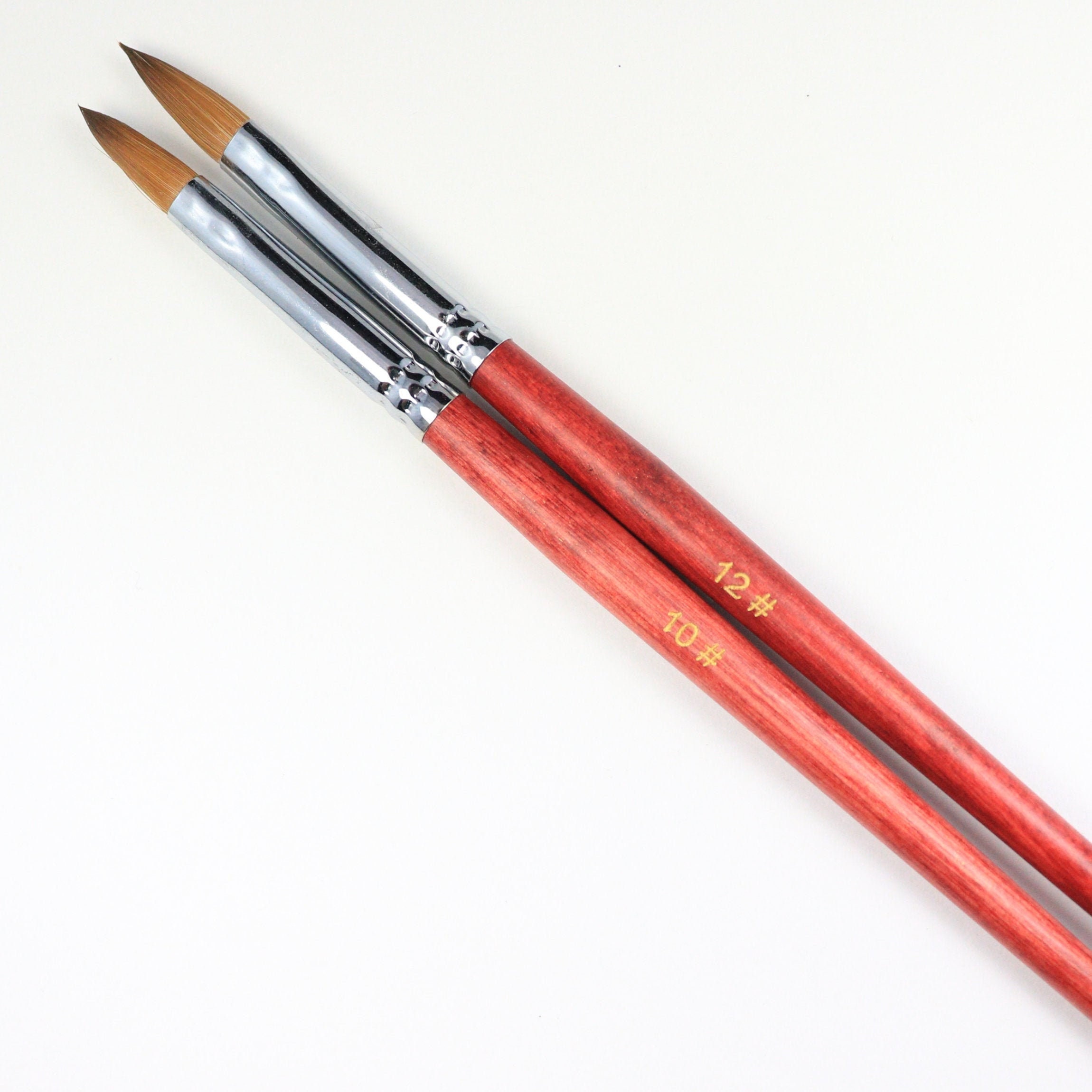 100 Pure Kolinsky Hair Acrylic Nail Brush Size 10 12 Brush Etsy