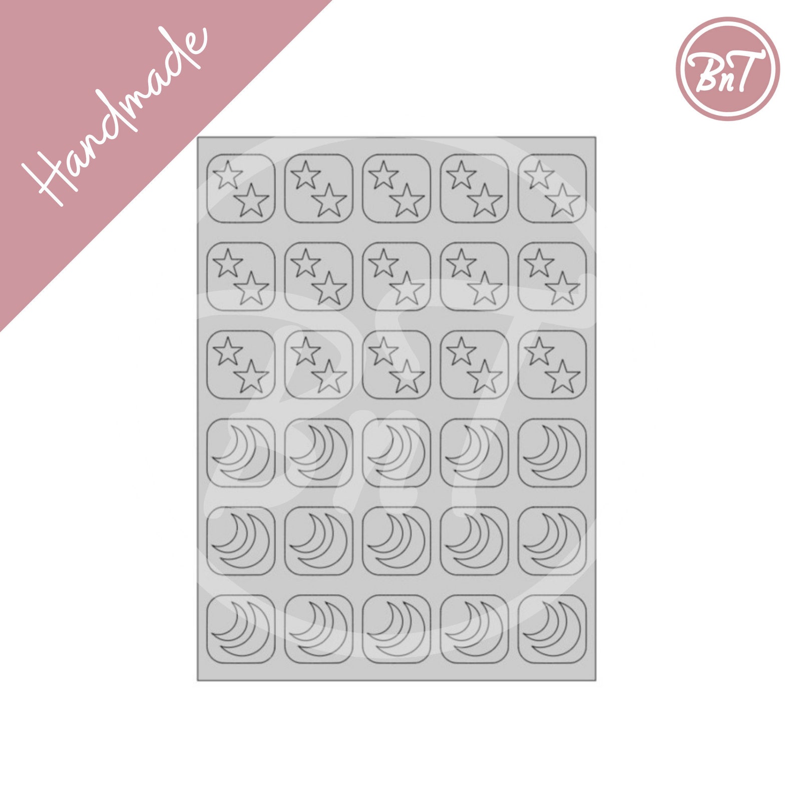 Moon and Stars Nail Decals Dripping Lips Nail Stickers Nail Etsy