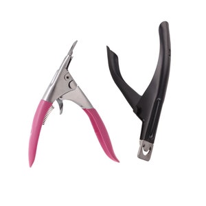 Nail Art Clipper Cutter, Nail Tip Cutter, Black Manicure Cutter, Bold n Trendy