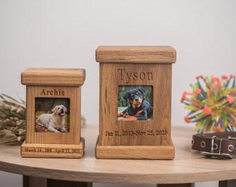 Pet urns/ Doghouse urn memorial box cremation pet urn for animals dogs cats birds rabbits keepsake urn pet memorial box engraved pet urn