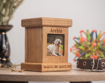 Pet Urn / memorial cremation pet urn voor dieren honden katten vogels konijnen / aandenken urn / huisdier gedenkdoos / gegraveerde huisdier urn / Pet urnen as