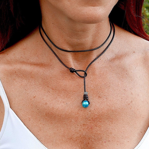 Wrap Around Necklace Etsy