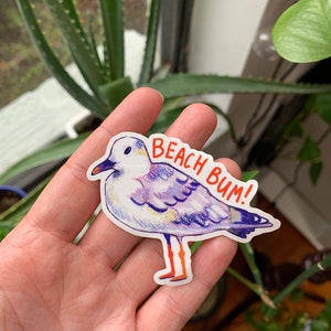 Beach Bum sticker