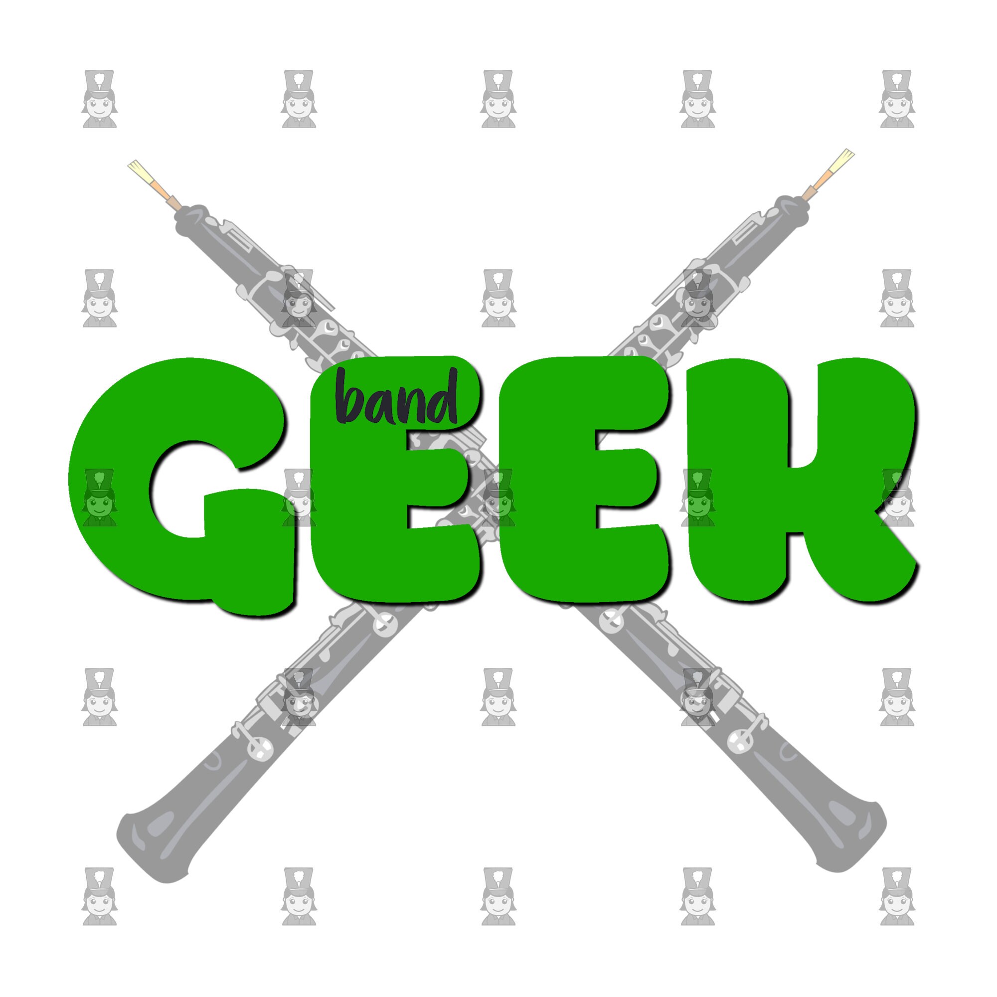 Band Geek Oboe Marching Band PNG Digital Download Etsy