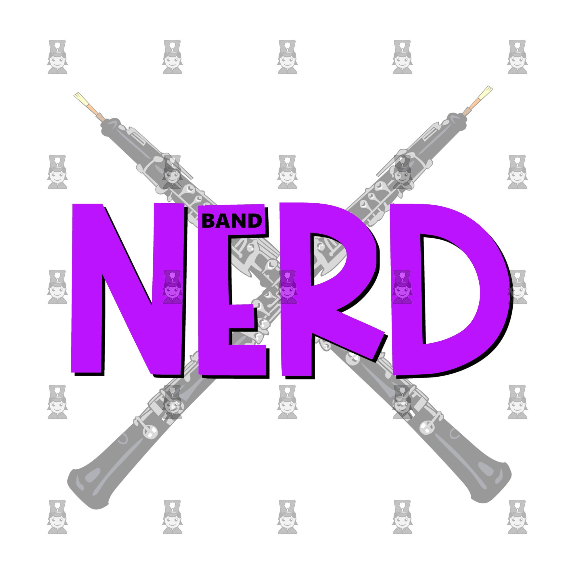 Band Nerd Oboe Marching Band PNG Digital Download Etsy