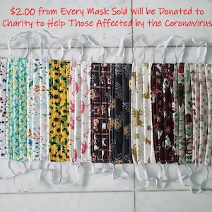 Reversible Face Mask - Washable Face Mask - Reusable Face Mask - Cotton Face Mask - Cloth Face Mask - Made in the USA