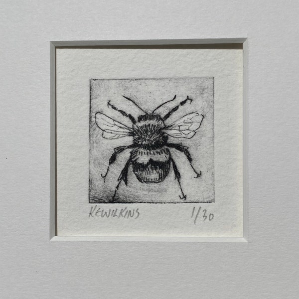 Bee Etching