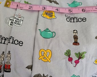 The Office Dwight Schrute Farms 100% Cotton Fabric 1/4 Yard