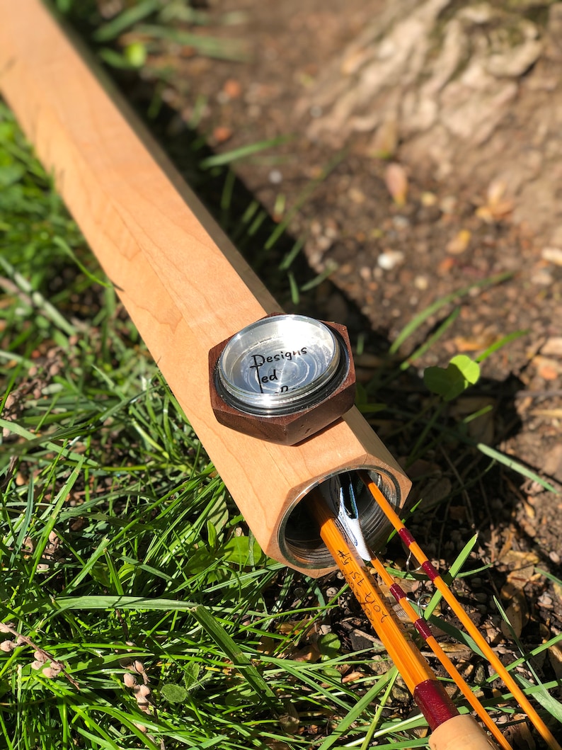 Cherry Wood Fly Rod Tube / Case up to 56 Super Etsy
