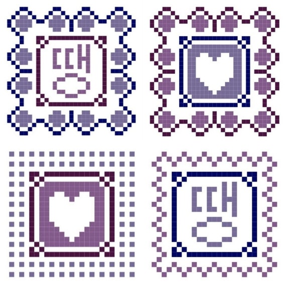 Ddaeng Christmas Ornaments Bts Cross Stitch Chart Pdf Etsy