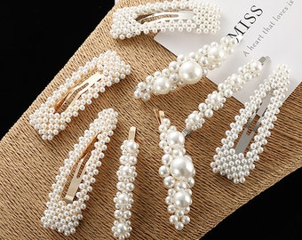 pearl hair clasp
