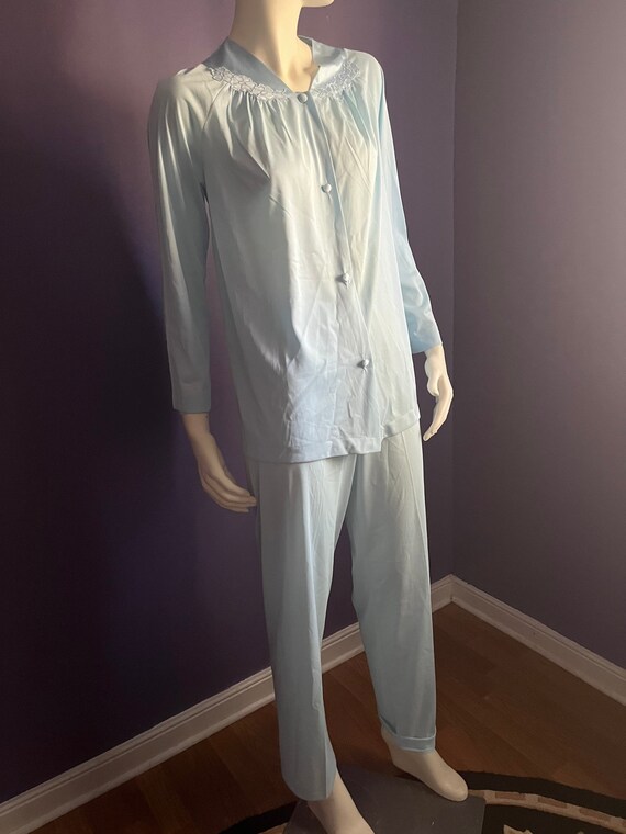 Vintage blue pajama set - image 3