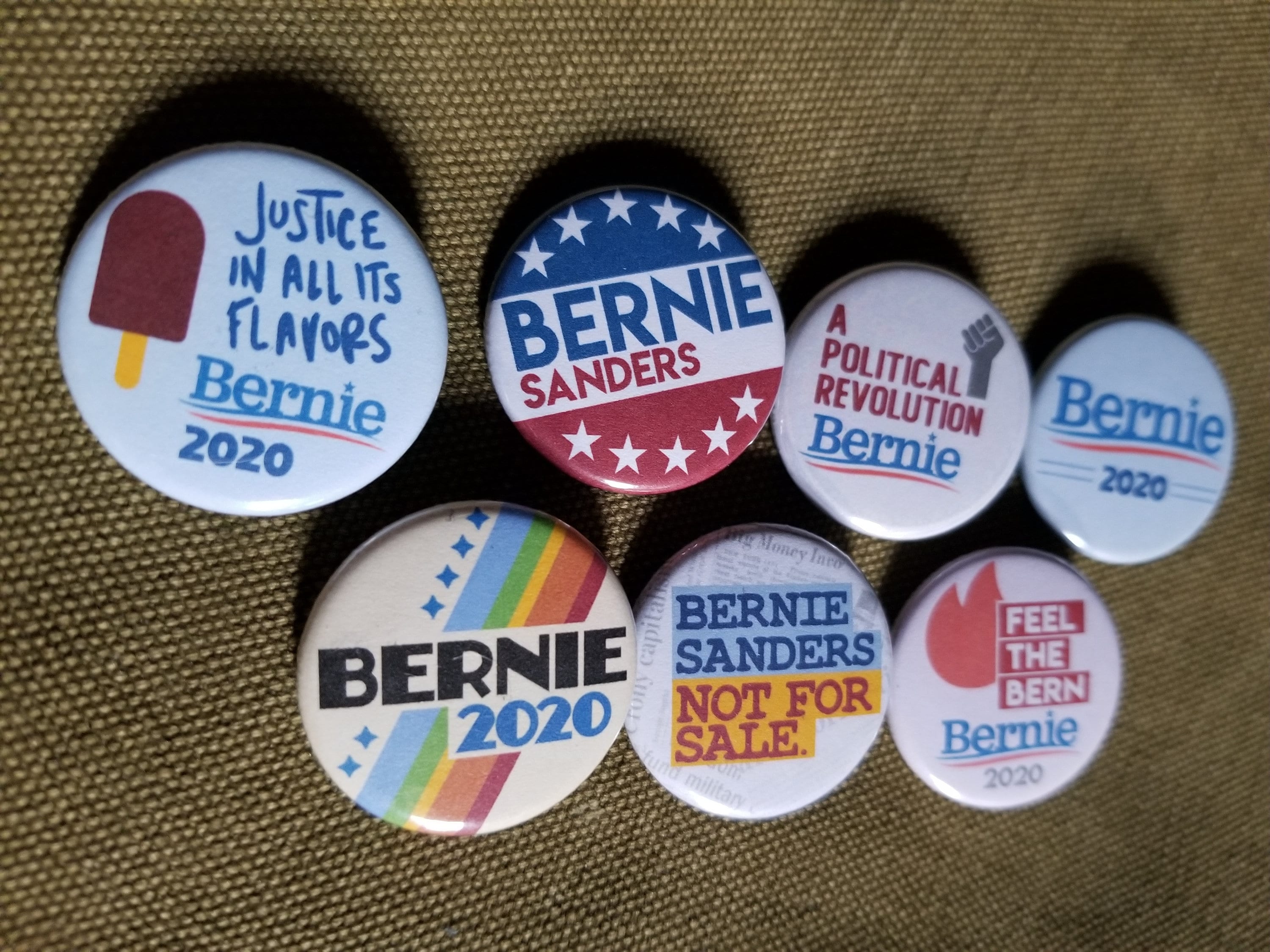Bernie Sanders for President 2020-1.25 Inches Button//Pin