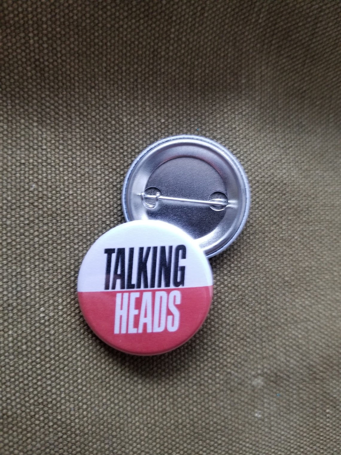 Talking Heads Pin / Button Set Set of 4 Pins Small Etsy