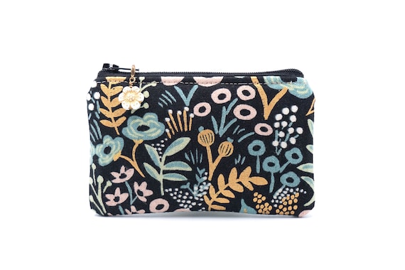 floral coin purse