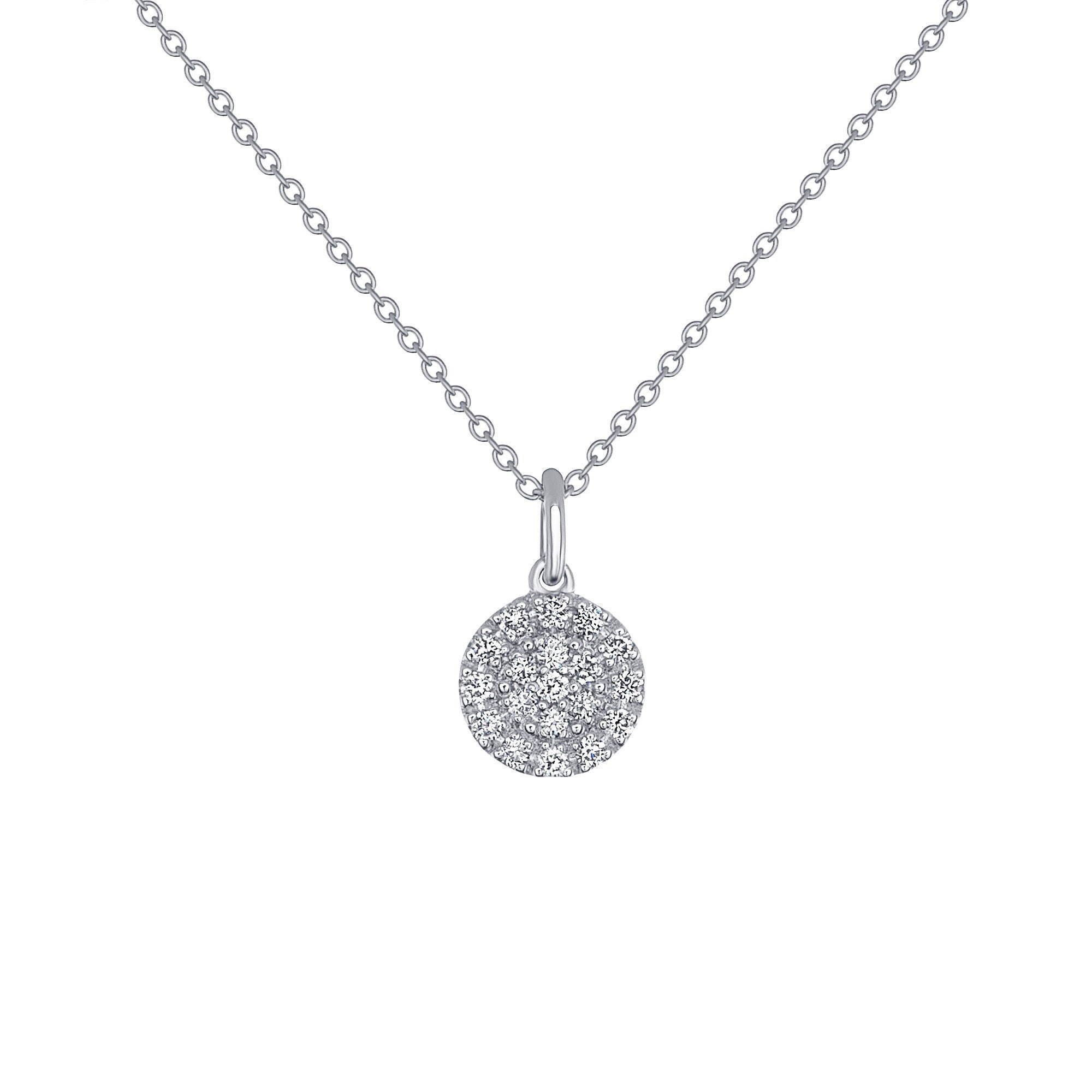 Diamond encrusted pendant discount