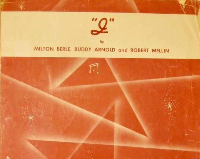 I    1952      Milton Berle  Buddy Arnold    Sheet Music