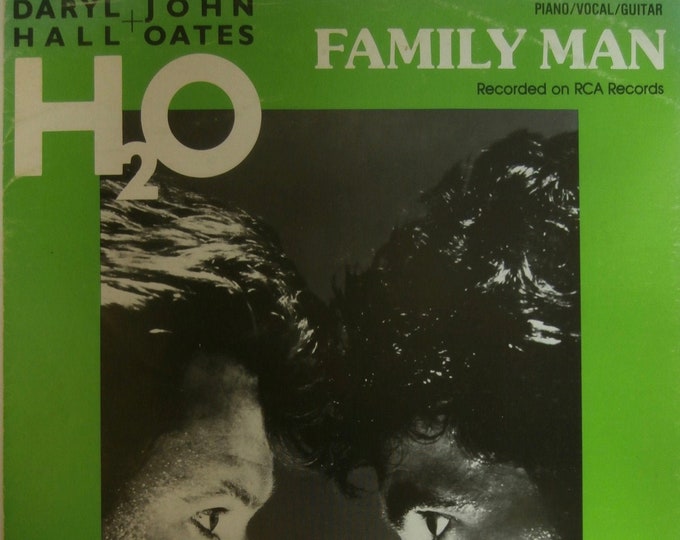 Family Man   1982  Sheet Music   Daryl Hall, John Oates