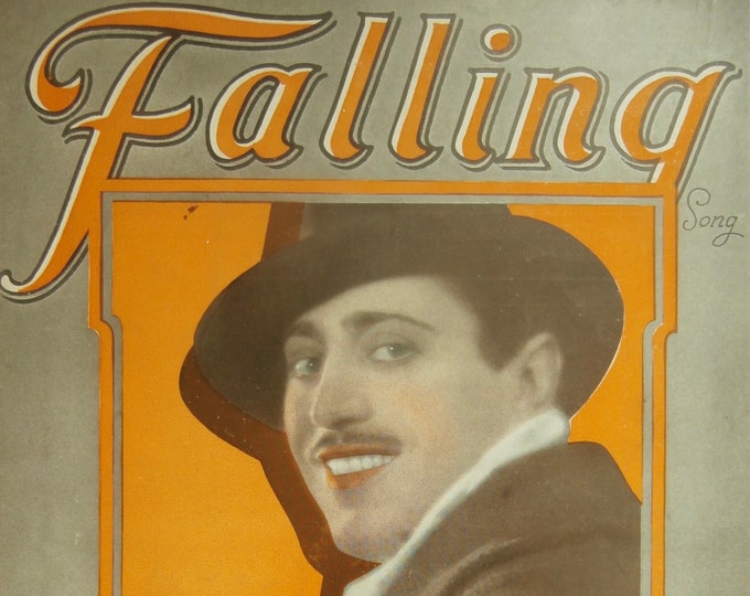 Falling   1922  Sheet Music   Joseph Lertora