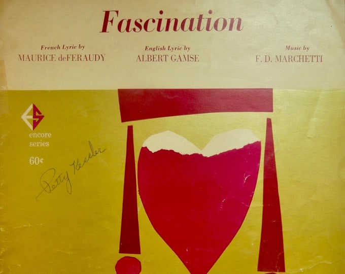 Fascination     1945  Sheet Music