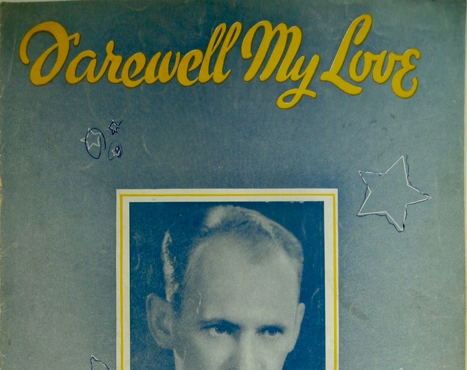 Farewell My Love     1937  Sheet Music     Sammy Kaye