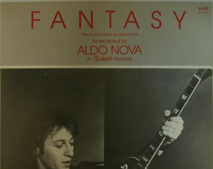 Fantasy   1982  Sheet Music   Aldo Nova