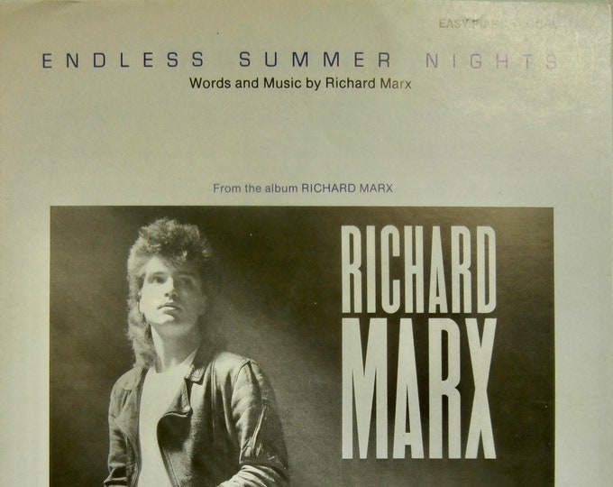 Endless Summer Nights   1987   Richard Marx   Richard Marx  Arthur Kent   Current Sheet Music