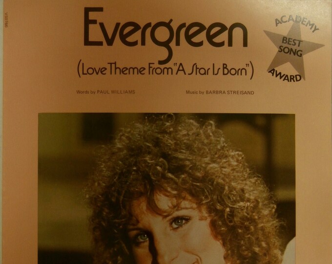 Evergreen   1976   Barbara Streisand In A Star Is Born   Paul Williams  Barbara Streisand   Current Sheet Music