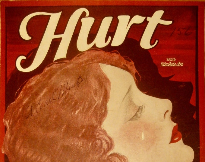 Hurt   1930      Al Piantadosi  Harold Soloman    Sheet Music