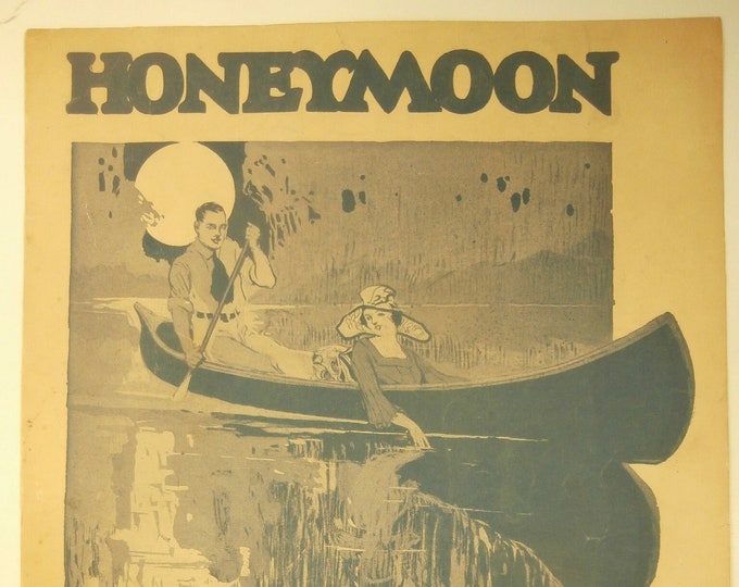Honeymoon   1909      Ray Sherwood  Victor Arde    Sheet Music