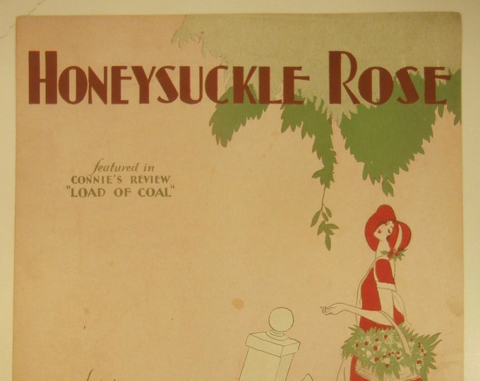 Honeysuckle Rose   1929      Andy Razaf  Thomas Waller    Sheet Music