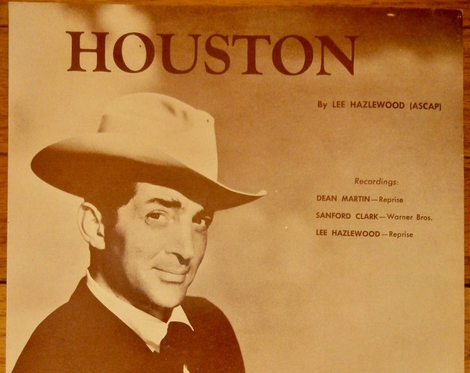 Houston   1965   Dean Martin   Lee Hazelwood     Country Sheet Music