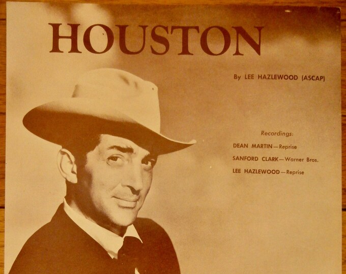 Houston   1965   Dean Martin   Lee Hazelwood     Country Sheet Music