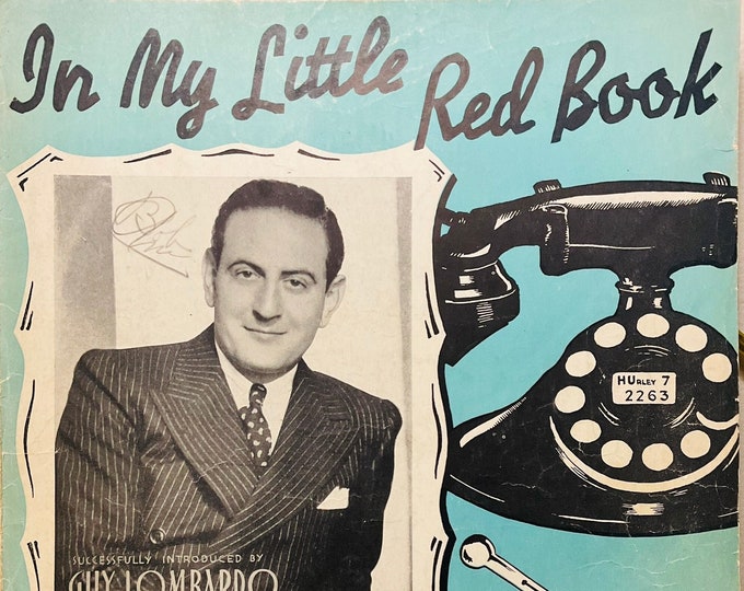 In My Little Red Book   1940   Guy Lombardo   Al Stillman  Rayt Bloch    Sheet Music