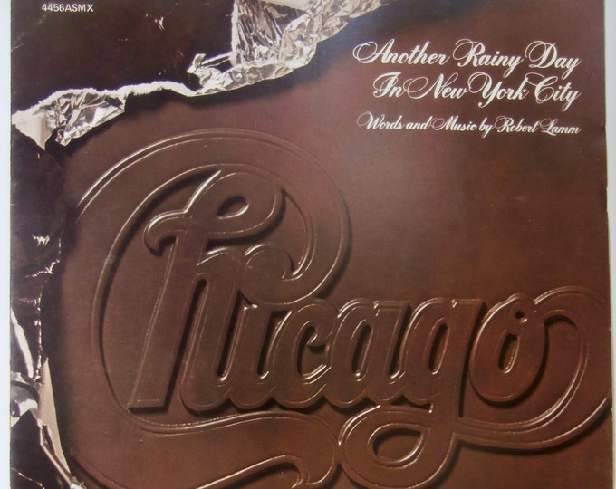 Another Rainy Day In New York City   1976   From The Band 'Chicago'   Robert Lamm     Popular Sheet Music