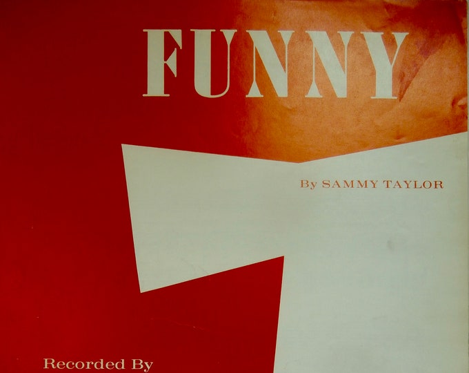 Funny   1961      Sammy Taylor      Sheet Music