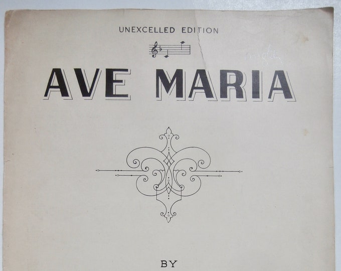 Ave Maria   1933      Charles Gounod  Bach   Sacred Sheet Music