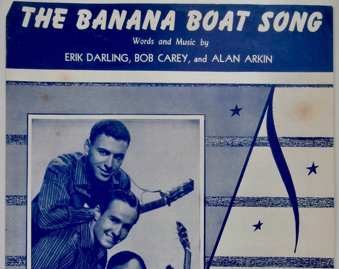 Banana Boat Song, The   1956   The Tarriers   Erik Darling  Bob Carey    Sheet Music