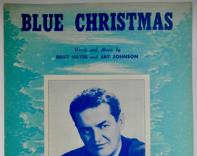 Blue Christmas   1948   Hugo Winterhalter   Billy Hayes  Jay Johnson    Sheet Music