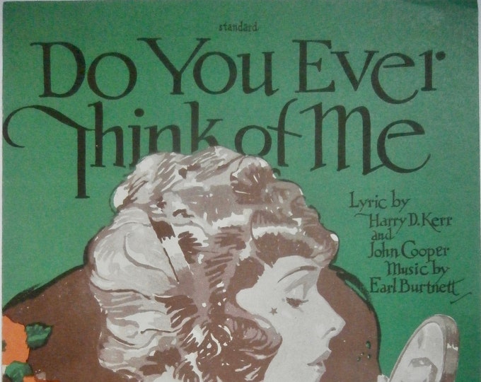 Do You Ever Think Of Me   1920      Harry D. Kerr  John Cooper    Sheet Music