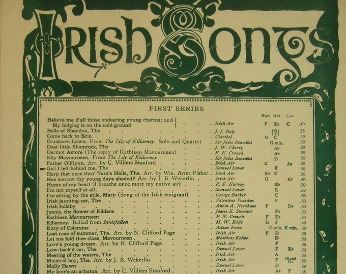 Girl I Left Behind Me, The   1925   Irish   Samuel Lover      Sheet Music