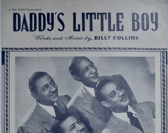 Daddy's Little Boy   1950   The Mills Brothers   Billy Collins      Sheet Music