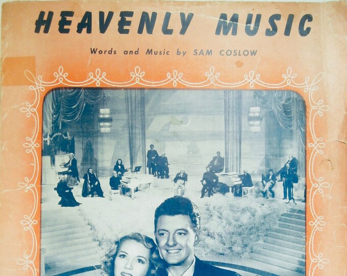 Heavenly Music   1943   Fred Brady, Mary Elliott In Heavenly Music   Sam Coslow     Movie Sheet Music