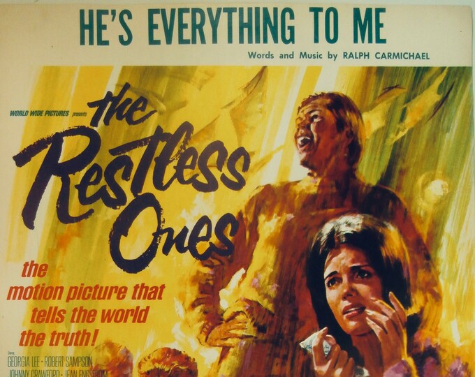 He’s Everything To Me   1964   The Restless One   Ralph Carmichael     Movie Sheet Music