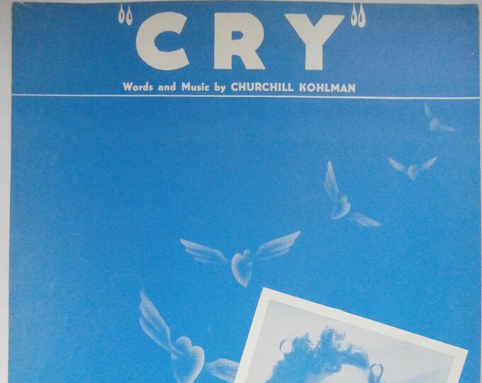 Cry   1951   Johnny Ray   Churchill Kohlman      Sheet Music