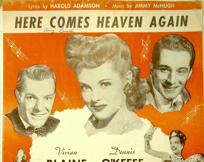 Here Comes Heaven Again   1945   Vivian Blaine, Dennis O'keefe, Perry Como, Carman Miranda In Doll Face   Harold Johnson  Jimmy McHugh