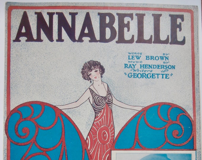 Annabelle   1923   Ted Lewis   Lew Brown    Ray Henderson    Sheet Music