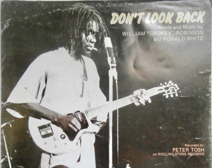 Don't Look Back   1978   Peter Tosh   'Smokey' Robinson  Ronald White    Sheet Music