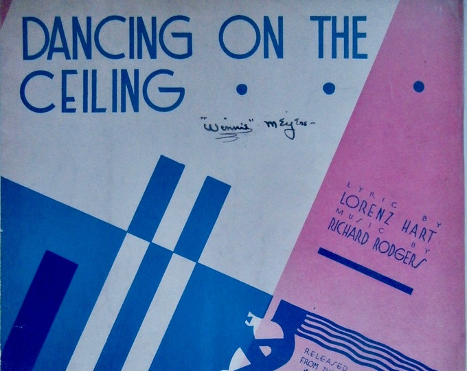 Dancing On The Ceiling   1931   Evergreen   Lorenz Hart  Richard Rodgers    Sheet Music