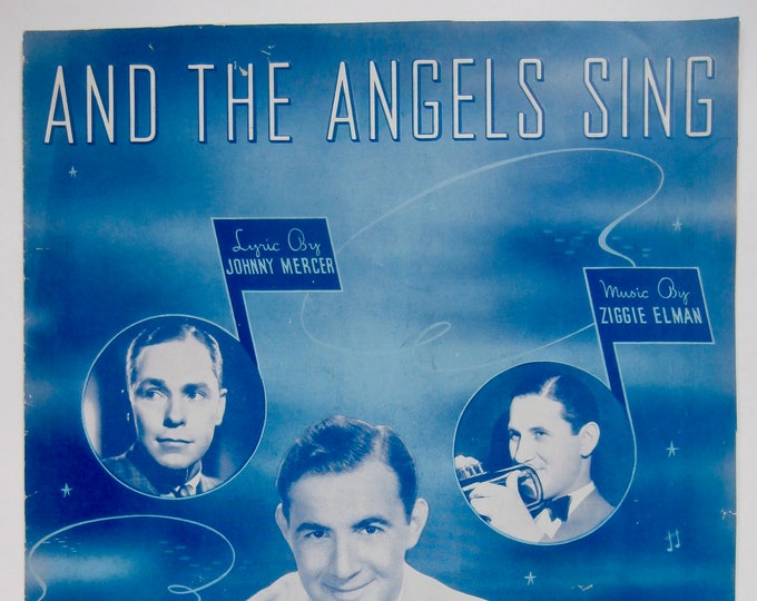 And The Angels Sing   1939   Benny Goodman   Johnny Mercer  Ziggie Elman   Big Band Sheet Music